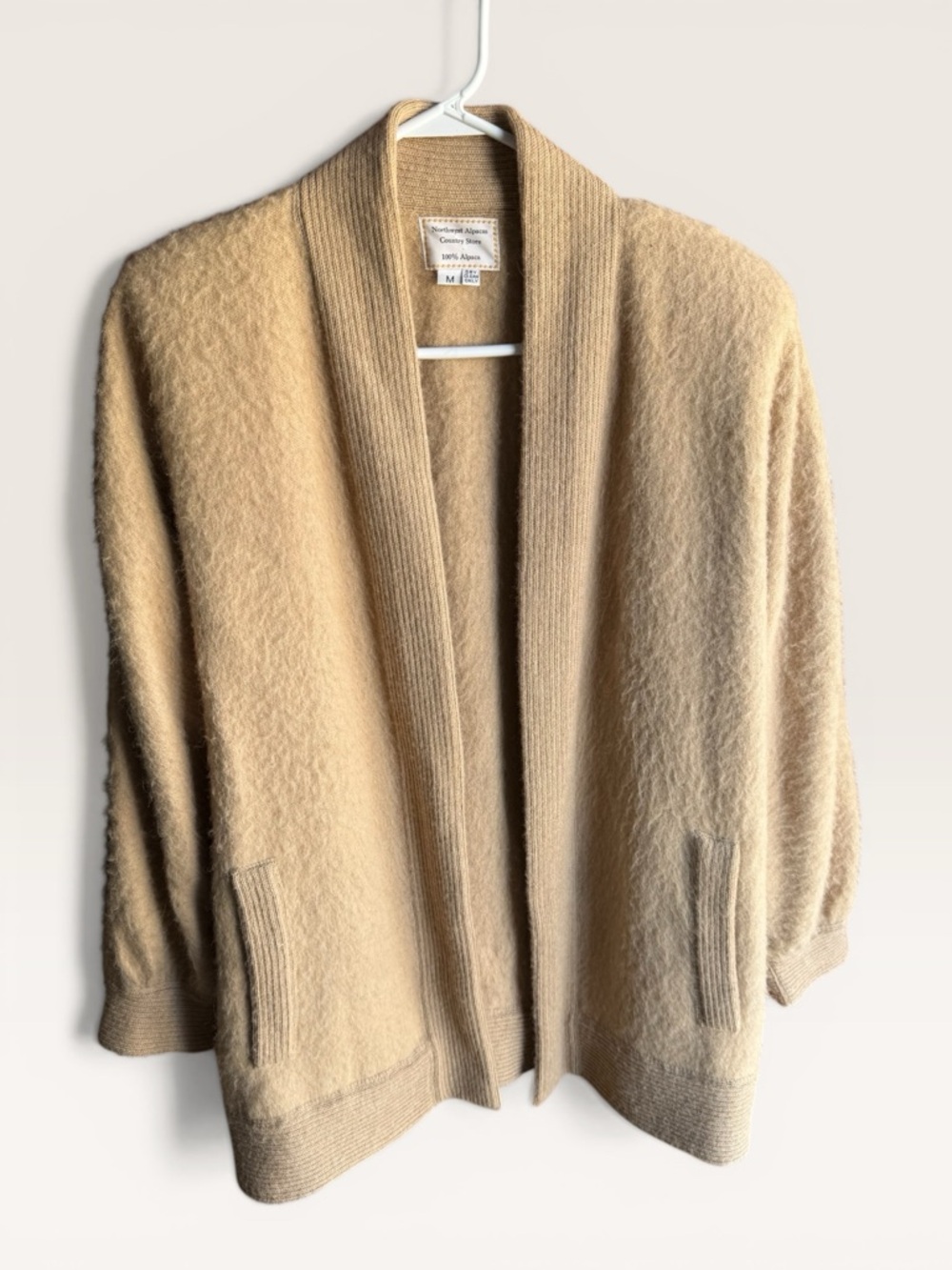 Vintage Northwest Alpaca Country Store 100% Alpaca Wool Cardigan Sweater